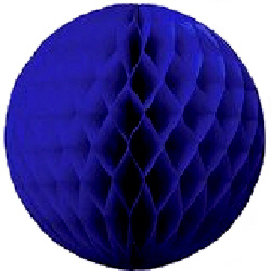 Wabenball dunkelblau, DIN 4102 B1, 30cm Ø, 5er-Set