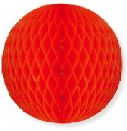 Wabenball rot, DIN 4102 B1, 40cm Ø