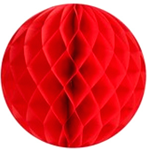 Großraum-Wabenball, rot, DIN 4102 B1, 80cm Ø