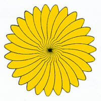 Papier-Fächer, 60 cm Ø, DIN 4102 B1, gelb