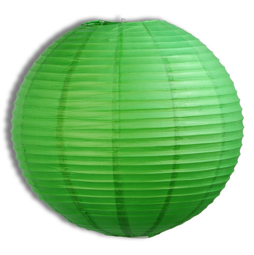 Lampion-Laternen, 30cm Ø, Papier grün