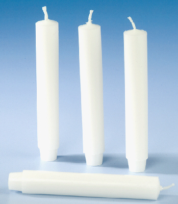 Lampion Kerzen, weiß 10cm, 4er Set