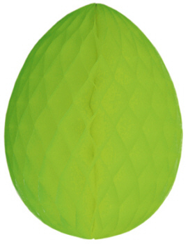 Waben Osterei, H 50cm, grün