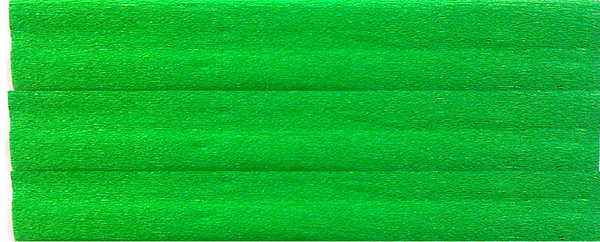 3er Set Krepp Papier, Farbe: Alu grün