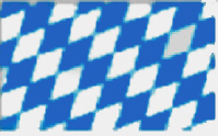 Papierfähnchen 12 x 24cm, weiß-blau Rauten, 100er Set