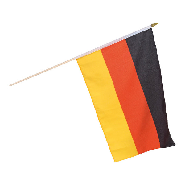 Fahne mit Holzstiel, 45x30cm  Deutschland