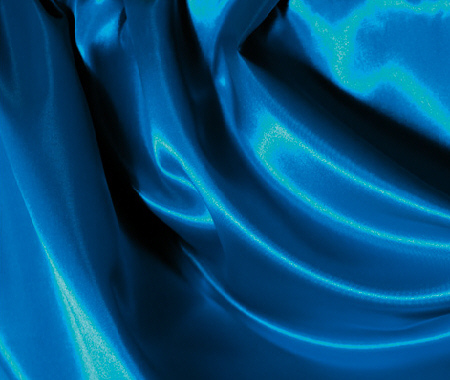 Seidenstoff glänzend, blau, L 30m x B 1,50m
